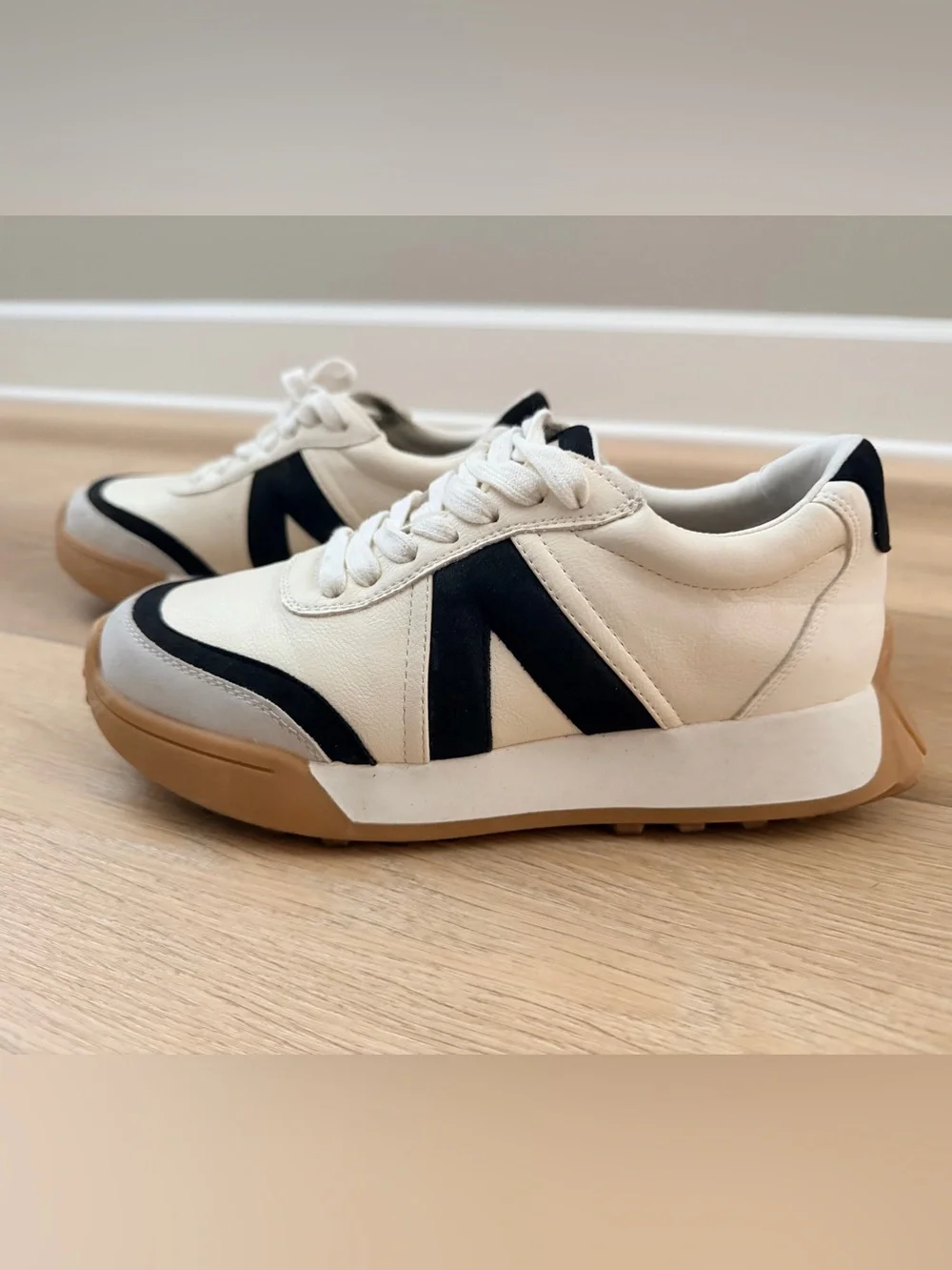 MIA Town Lace-Up Sneakers with Gum Sole